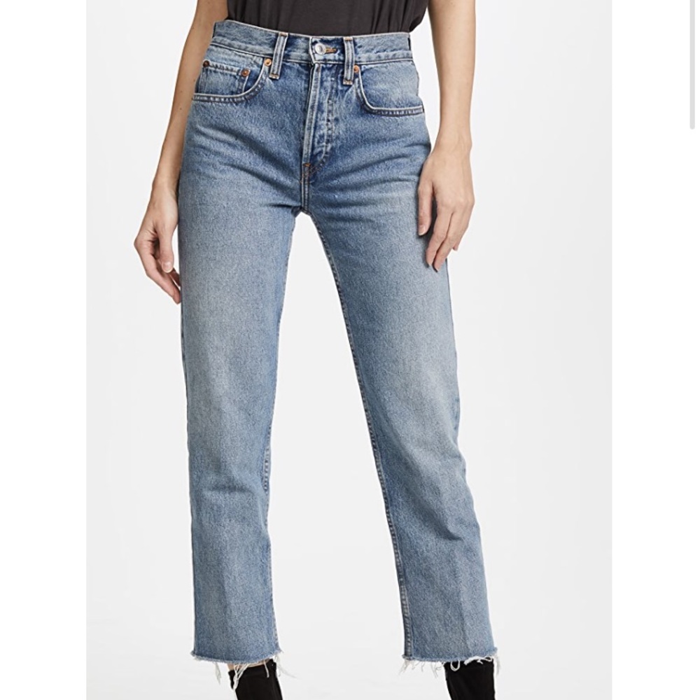 REDONE Stove pipe jeans